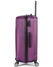 Resim Spring Model Mor Renk 2'li Valiz Seti Kabin + Orta Mor 