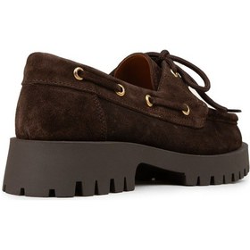 Resim Deery Kadın Hakiki Süet Kahverengi Marin Loafer - 02036zkhvc01 