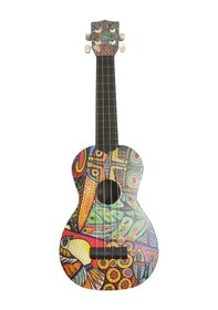 Resim Hawaiian Xu21bırd Soprano Ukulele - Kuş Desenli Tasarım Seri - 21 İnç Kuş Figürlü Kapak Tasarımı, Dengeli Orta Frekanslar, Rahat Ve Yumuşak Klavye Ölçü: 21 İnç / 53 Cm Standart Soprano Boy 