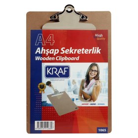 Resim Kraf 1065 Sekreterlik Ahşap A4 Kapaksız - Kahverengi 