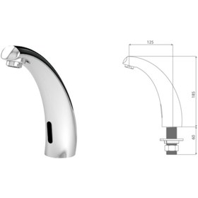 Resim Mayaglory Inci Serisi Fotoselli Lavabo Bataryası 