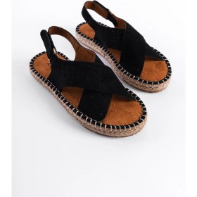 Resim Capone Outfitters Çapraz Bantlı Kadın Espadril Sandalet 