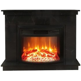 Resim Dlc 1165 Ceningan 1800 Watt Mermer Desenli Dekoratif Elektrikli Şömine 