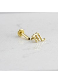 Resim Glorria Altın Akrep Burcu Tragus Piercing Altın 