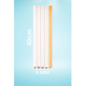 Resim 60X40 | 2 Metre Kendinden Yapışkanlı Klima Kanalı | 2m (5 Adet x 40CM) Klima Kablo Boru Kanalı 
