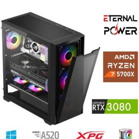 Resim ETERNAL POWER E.POWER RYZEN 7 5700X 32G DDR4 1TB M.2 RTX3080 A520 M650W 