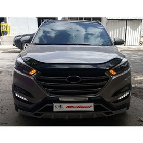 Resim Hyundai Tucson Ön Kaput Rüzgarlığı 2015-2020 Yılı Arasına Uyumludur + Kaput Koruyucu 