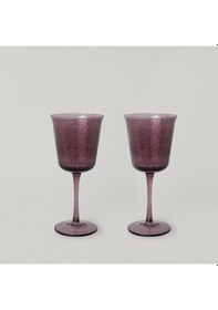 Resim Linens Alexa 2'li 370 Ml Kadeh Mürdüm Mürdüm 