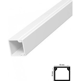 Resim TeknoKapsül Kablo Kanalı 12X12 mm 2 Metre 6 Adet 