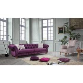 Resim saloon dizayn Chester Koltuk Takımları 
