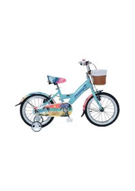 Resim 16 Jant Bisiklet Hawaii Hasır Sepetli, Deri Elcikli Çocuk Bisikleti, 4-6 Yaş Çocuk Bisikleti Yeşil 