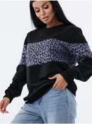 Resim Bb.brand Oversize Sweatshirt Tüysüz Büyük Bedenler 229367417 Siyah 