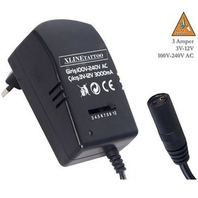 Resim 3 Amper 12V Tattoo Dövme Makinesi Adaptörü 