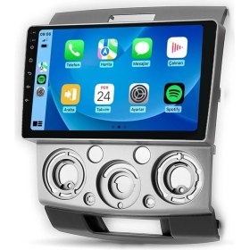 Resim cartech CRT 332 Serisi Ford Ranger 2006-2010 uyumlu 4-32GB Android Multimedya Teyp 