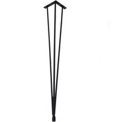 Resim Grande Home Metal Tel Kütük Ve Ahşap Zigon Sehpa Ayağı 51 cm - Masa Ayakları - Tek Ebat 