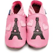 Resim Inch Blue 6-12 Ay, Tek Beden, Unisex Çocuk Pembe Eiffel Tower Patik 