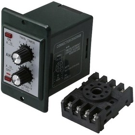 Resim Geekyou 12v Atdv-y Döngüsel Gecikme Rölesi - 0-6 Saniye Ayarlanabilir Zamanlayıcı, Kesin Zaman Kontrolü İçin Güvenilir Çözüm 