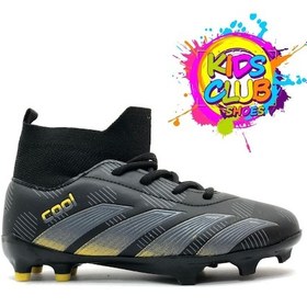 Resim Cool Neymar Çoraplı Çocuk Krampon Ayakkabısı Siyah 