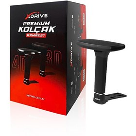 Resim Premium 3D Çift Oyuncu Koltuğu Metal Kolçak 