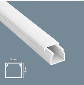Resim Mutlusan 16X16 Yapışkanlı Kablo Kanalı 2 Metre 