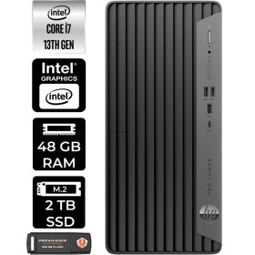 Resim Hp Pro Tower 400 G9 Intel Core I7 13700 48GB 2tb SSD Windows 11 Pro Masaüstü Bilgisayar & Per4 USB Bellek 6U4T6EAPN444 