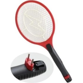 Resim Elektrikli Şarjlı Sinek Raketi, Güçlü ve Etkili Böcek Kovucu 