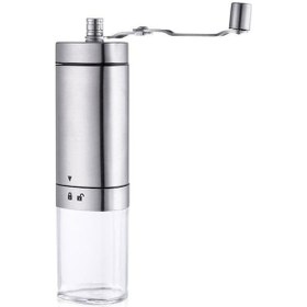 Resim Ev İçin Paslanmaz Çelik Elle Değiştirilebilir Kahve Değirmeni - Kolay Temizlenir, İnce/kalın Toz Ayarı 