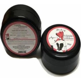 Resim Bezos Hintohu Nipple Nibblers Tingle Balm Strawberry Flavored 50ML Çilekli Göğüs Bakım Kremi 2 Adet 