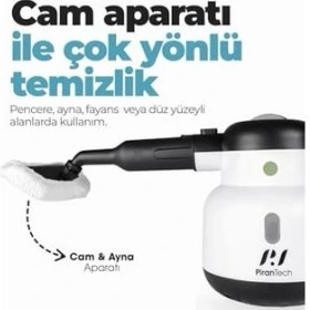 Resim Larskas Pirantech CB-902 Buharlı Temizleyici 1500W 3 Bar Buharlı Temizlik Makinesi 