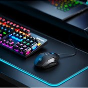 Resim Globalbloom Black Game 3 Keys Matte Edition Mekanik Sessiz Oyun Faresi Erkek Kadın Büyük Ofis Laptop Mekanik Kablolu Esports Oyun Faresi - 