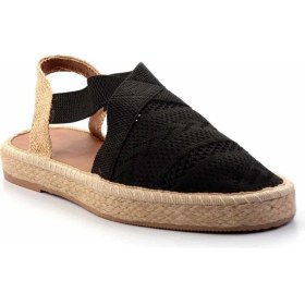 Resim Bambi Siyah Triko Kadın Espadril K01937050082 