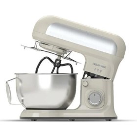 Resim 5.5l Bej-Krom Metalik Stand Mikser, Şık ve Dayanıklı Tasarım 