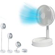 Resim Genel Markalar sellbuystore Fold & Cold – Uzatılabilir Mini Vantilatör, Pilli, Güçlü USB Vantilatör, 10 Saa 