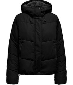 Resim ONLMAGGI LIFE SHORT PUFFE Siyah Kadın Ceket 