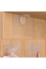 Resim UNKATECH Yapışkanlı Dolap Raf Pimi 4'lü 