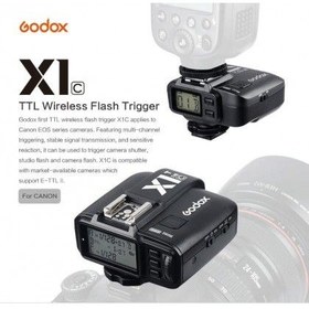 Resim Godox X1CANON TTL Wireless Flash Trigger 1/8000s Radyo Kanallı Tetikleyici Seti 