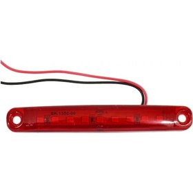 Resim TAS 12V Parmak Lamba 9 Ledli Kırmızı 10x1,5 cm TAS.005K-12 (10 lu 