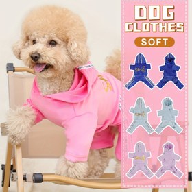Resim Yumuşak Hafif Polyester Dokuma Kazak Köpek Giysileri, Nefes Alabilir Kadife Konfor, Cesur 'gülümseme' Slogan Baskısı, Makinede Yıkanabilir, Mini, Oyuncak, Küçük, Orta, Büyük Irklar için, Yaz, Sonbahar, İlkbahar 