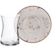 Resim Tulu Heybeli 12 Parça Çay Seti Reactive 46 