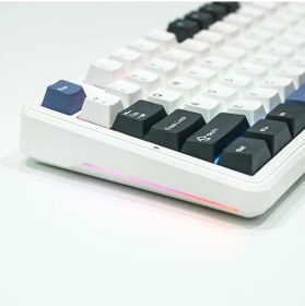 Resim Aula F87 Mekanik Rgb Tkl Gray Switch Kablosuz Makrolu Hot Swap Klavye 