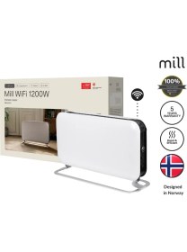 Resim Mill Elektrikli Taşınabilir Konvektör Isıtıcı Wi-Fi Bağlantılı 1200W 