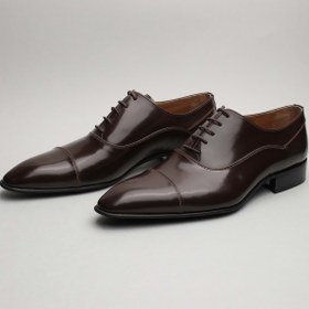 Resim Gondol Erkek Hakiki Deri Klasik Kahverengi 41 Ttx.143 