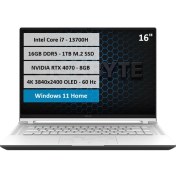 Resim Gigabyte Aero 16 BSF i7-13700H 16GB DDR5 1TB SSD RTX4070-8GB 16'' UHD+ 60Hz Windows 11 Home Taşınabilir Bilgisayar 
