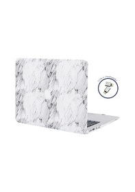 Resim Apple Uyumlu MacBook Air M1 Kılıf 13 İnç F.marble Touchıd'li M1 Air A2337 A2179 A1932 İle Beyaz 