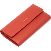 Resim Turuncu Deri Kadın Cüzdan - S1CB00005719-J35 