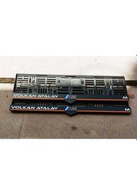 Resim Plakalık Lazer Kesim Pleksi 2 Adet Bmw M Sport Kişiye Özel Plakalık İsime Özel Plakalık 