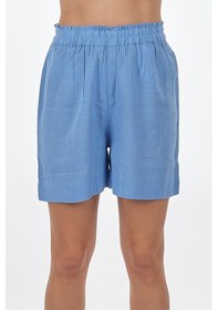 Resim Only Lastikli Bel Mavi Kadın Şort 15259587 001 