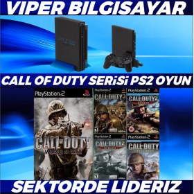 Resim MUHTEŞEM CALL OF DUTY SERİSİ 5 ADET PS2 OYUN [ AÇIKLAMAYI OKUYUNUZ ] 
