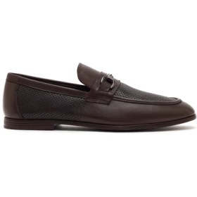 Resim Derimod Erkek Kahverengi Tokalı Deri Casual Loafer 26SFD670918 