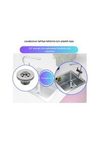 Resim Desiphon Körüklü Lavabo Sifonu Lüks Körüklü Lavabo Evye Sifonu 